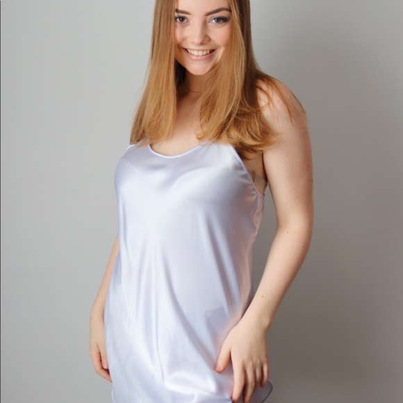 80’s / 90’s Silky Lilac Slip Dress - Picture 7 of 7